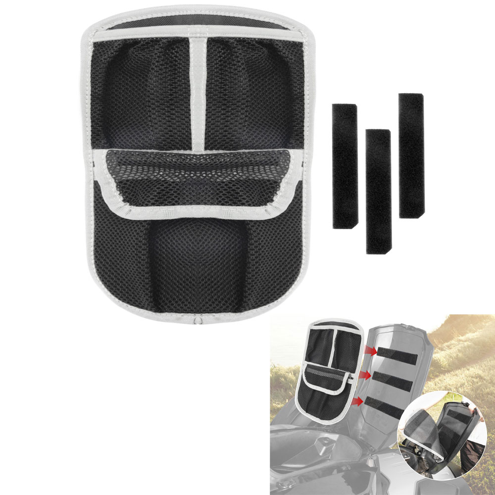 Motorcycle Gear Bag - Bolsa de armazenamento com tampa frontal