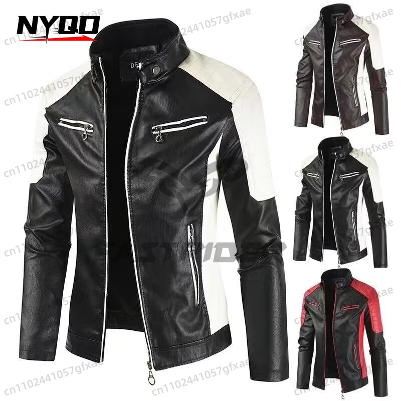 Riding Jacket Leather - Jaqueta de Couro para Motociclistas com