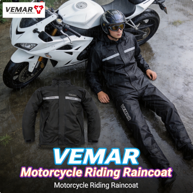 Motorcycle Gear Jacket And Pants - Conjunto de Jaqueta e Calças Impermeáveis