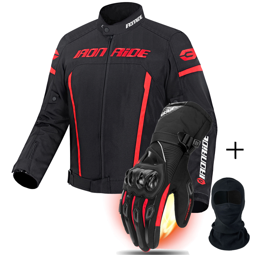 Motorcycle Gear Jacket And Pants - Jaqueta de motocicleta masculina quatro estações,