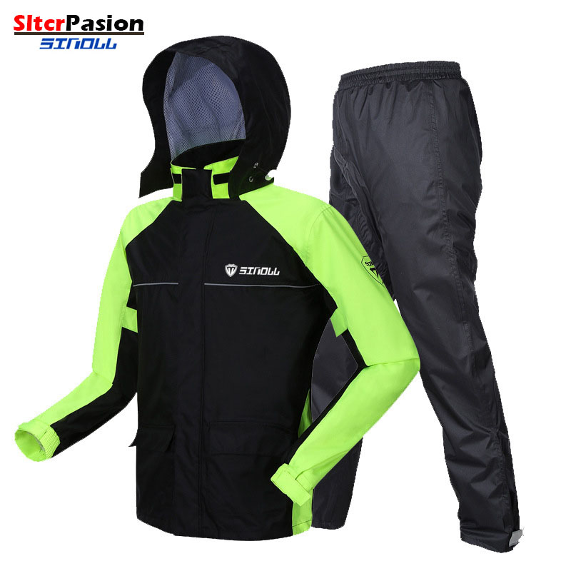 Motorcycle Rain Suit - Capa de chuva masculina para motocicleta,