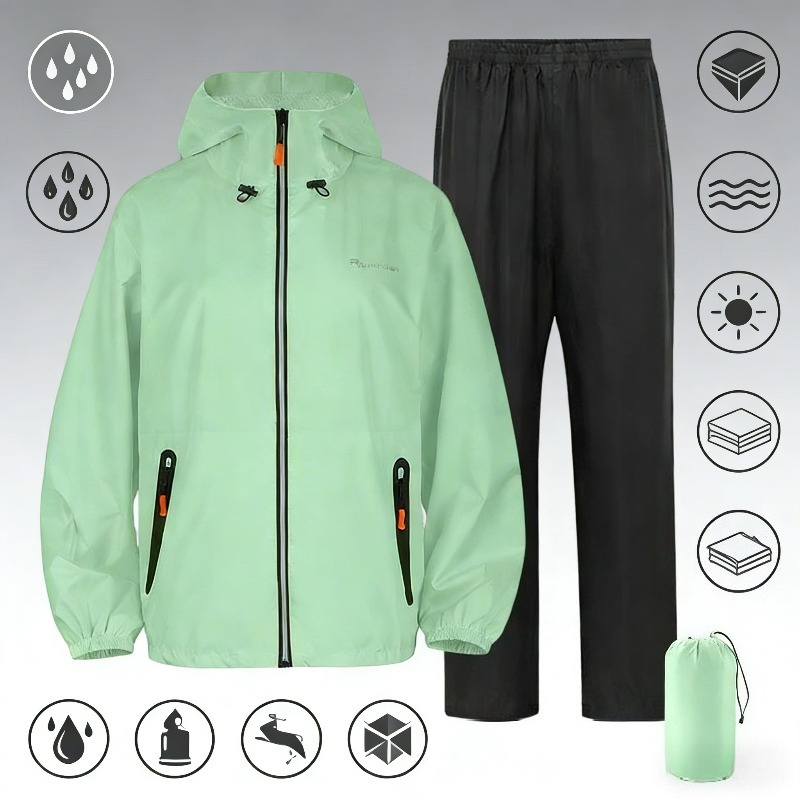 Conjunto de Chuva Impermeável  - Motorcycle Gear For Women avaliação e preço
