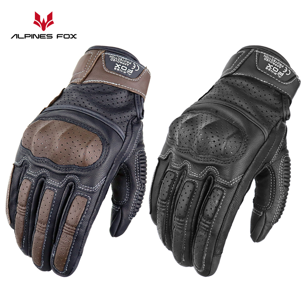 Luvas de motocicleta vintage c - Motorcycle Gear Alpine avaliação e preço