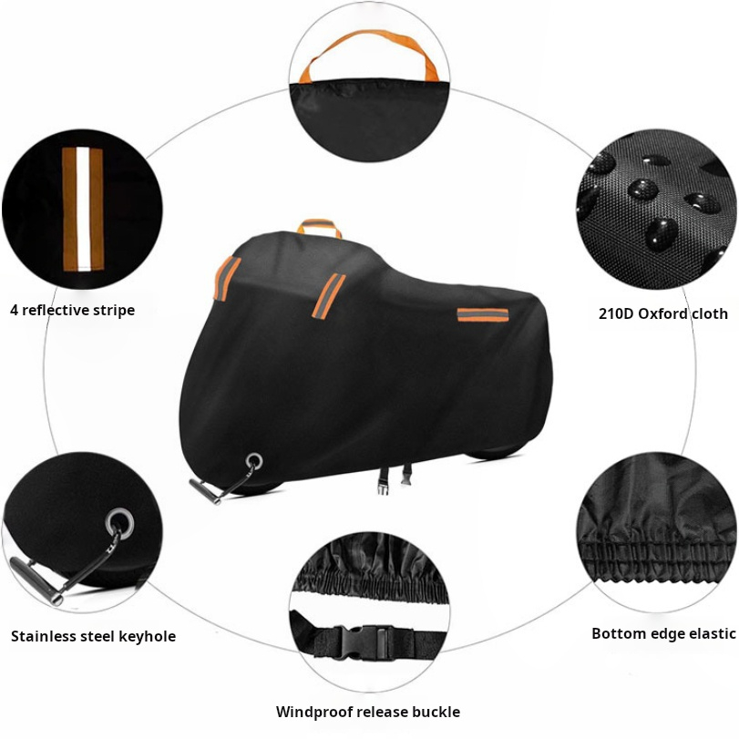 Capa para motocicleta 210d, te - Motorcycle Rain Suit avaliação e preço