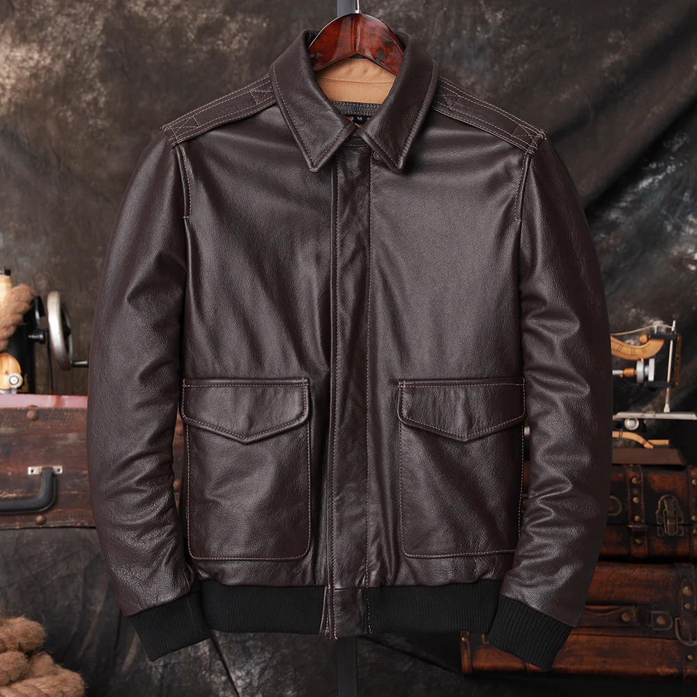 Jaqueta de Couro Genuíno Mascu - Riding Jacket Leather avaliação e preço