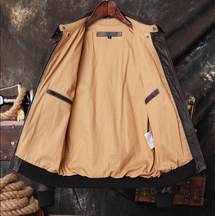 Jaqueta de Couro Genuíno Mascu - Riding Jacket Leather avaliação e preço