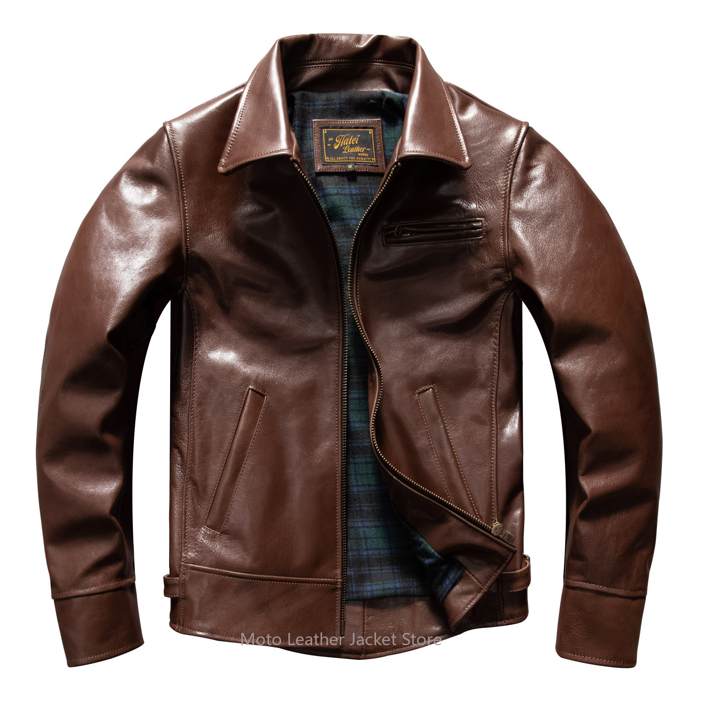 Jaqueta Masculina de Couro de  - Riding Jacket Leather avaliação e preço