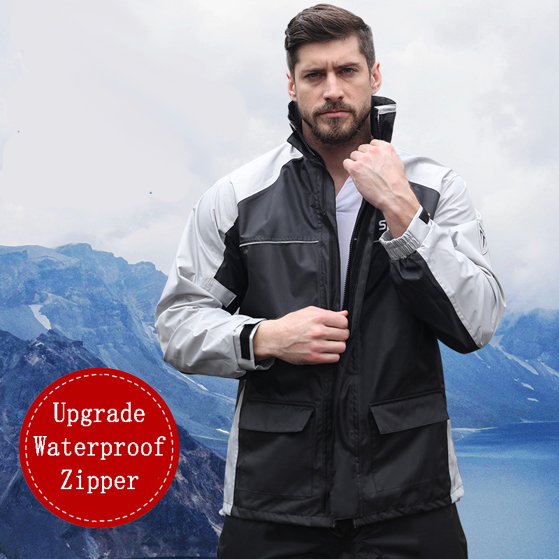 Capa de chuva masculina para m - Motorcycle Rain Suit avaliação e preço