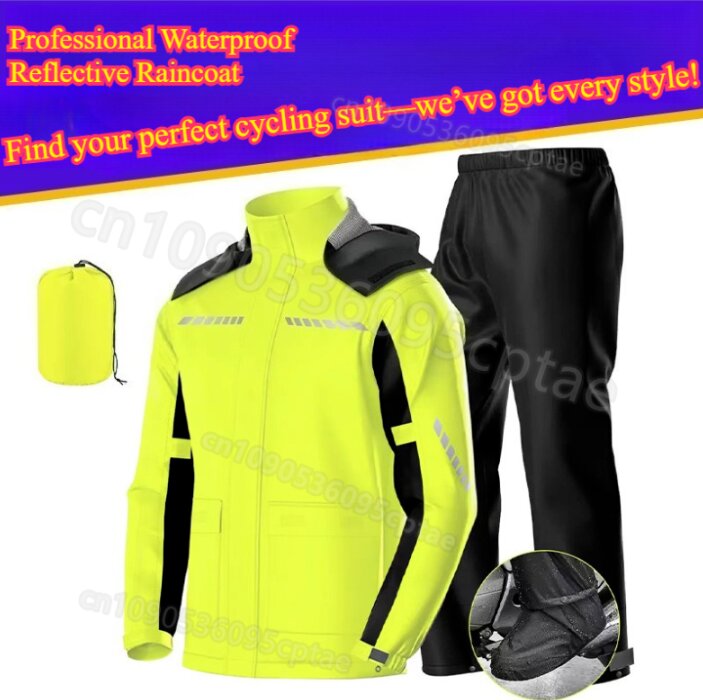 Conjunto de Chuva Impermeável  - Motorcycle Rain Suit avaliação e preço