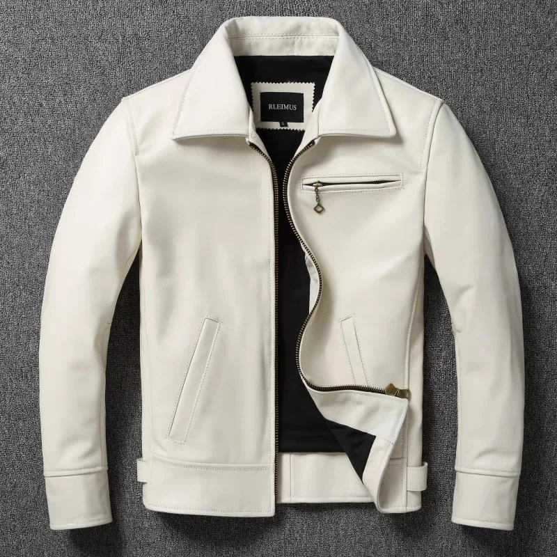 Jaqueta de couro genuíno mascu - Riding Jacket Leather avaliação e preço