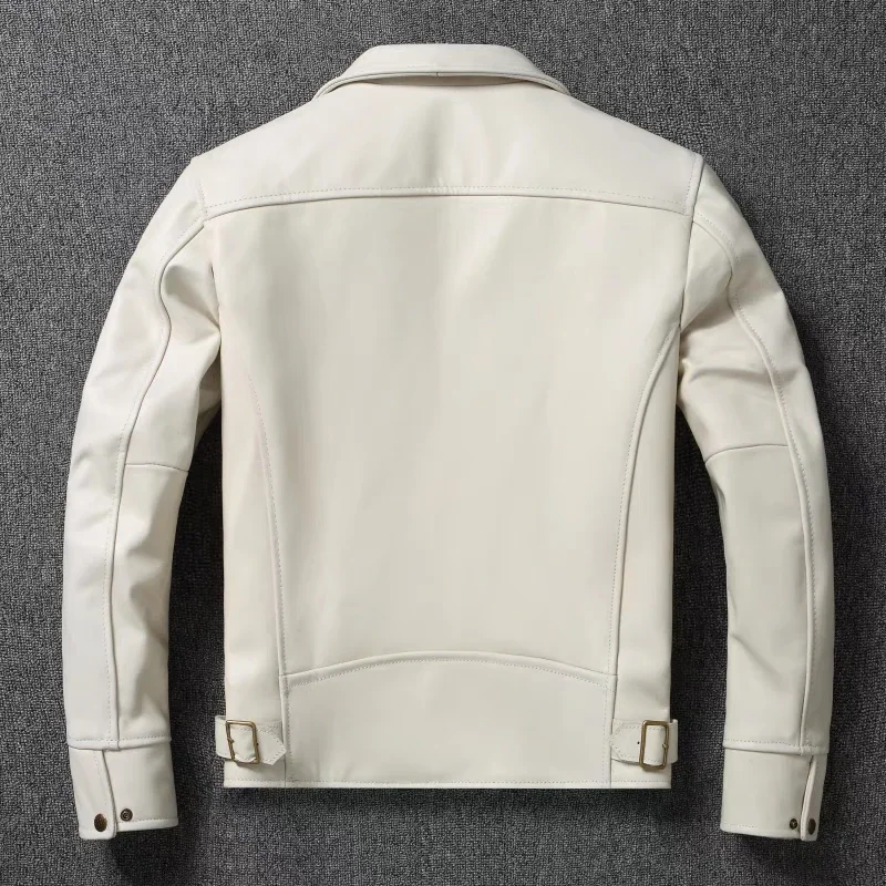 Jaqueta de couro genuíno mascu - Riding Jacket Leather avaliação e preço