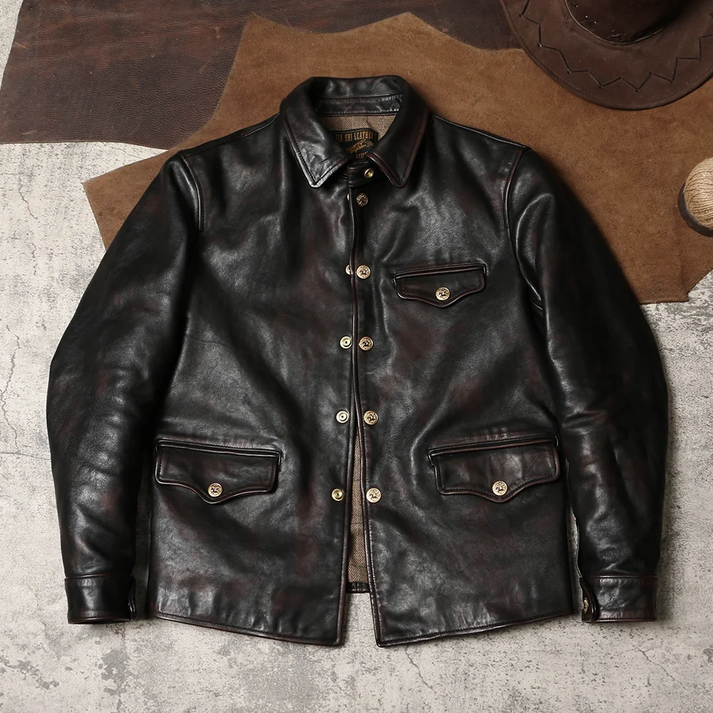 YR-Jaqueta de couro de cavalo  - Riding Jacket Leather avaliação e preço
