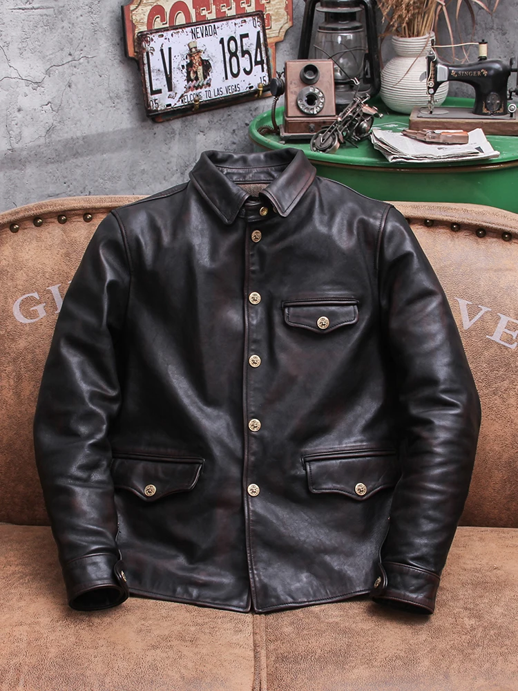 YR-Jaqueta de couro de cavalo  - Riding Jacket Leather avaliação e preço