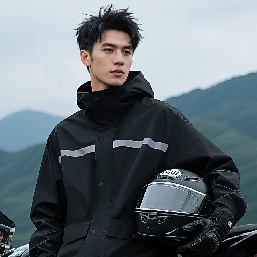 Conjunto de Chuva Impermeável  - Motorcycle Gear Jacket And Pants avaliação e preço